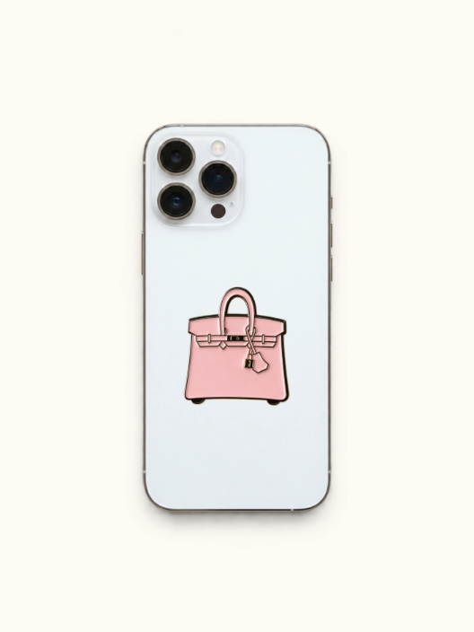 Afbeeldingen van Pink Bag Sticker