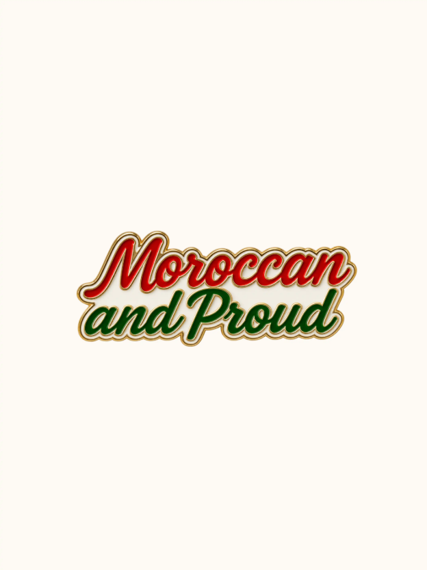 Afbeeldingen van Moroccan And Proud Sticker